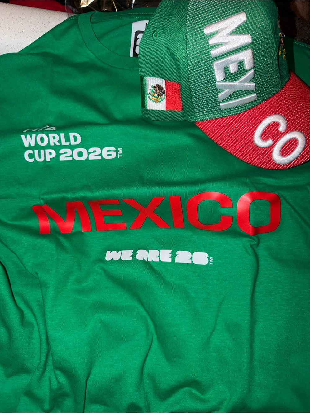 México FIFA World Cup 2026 Green Graphic Tee & cap